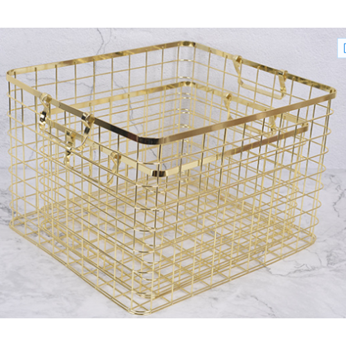 style simple metal clothes laundry basket clothes basket